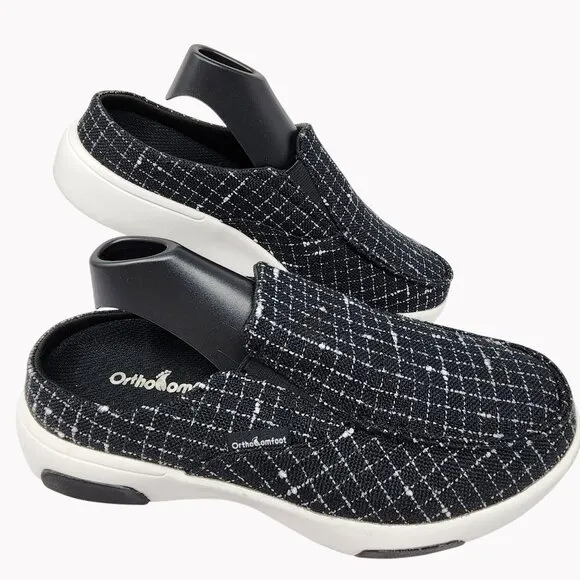 OrthoComfoot Womens Slip-On Arch Support House Slippers US 7.5 EU 38