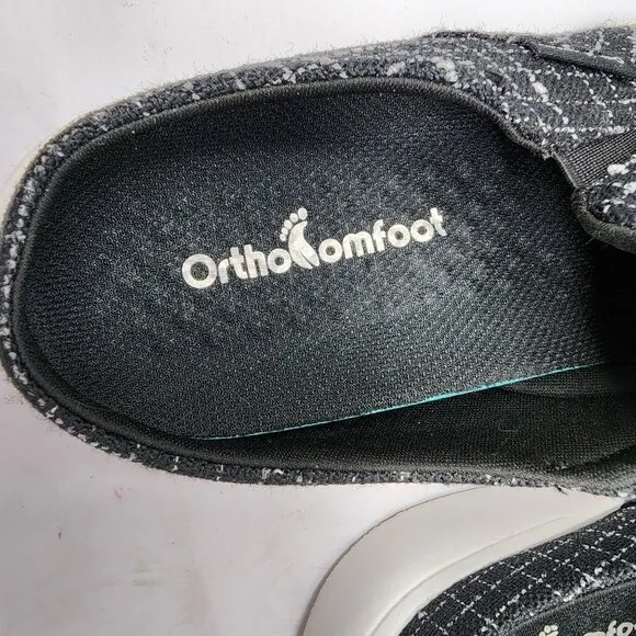 OrthoComfoot Womens Slip-On Arch Support House Slippers US 7.5 EU 38
