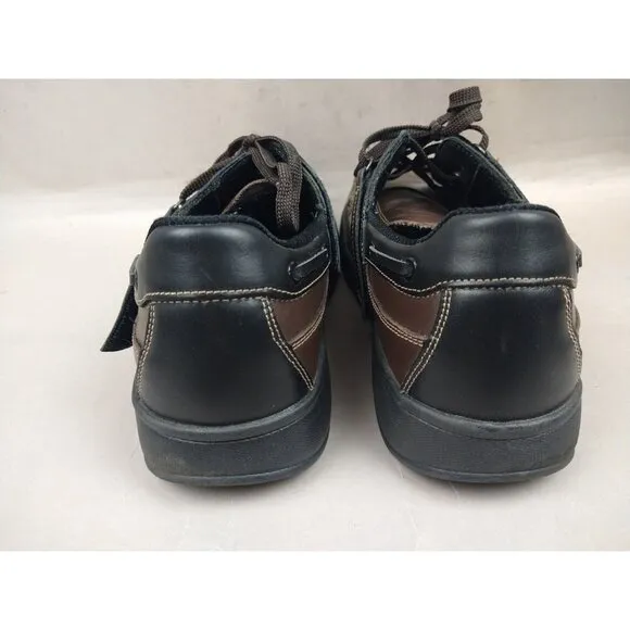 Orthofeet 422 Baton Rouge Men's Brown Black Comfort Shoes Size 12 D