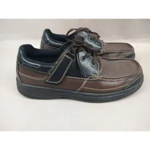 Orthofeet 422 Baton Rouge Men's Brown Black Comfort Shoes Size 12 D