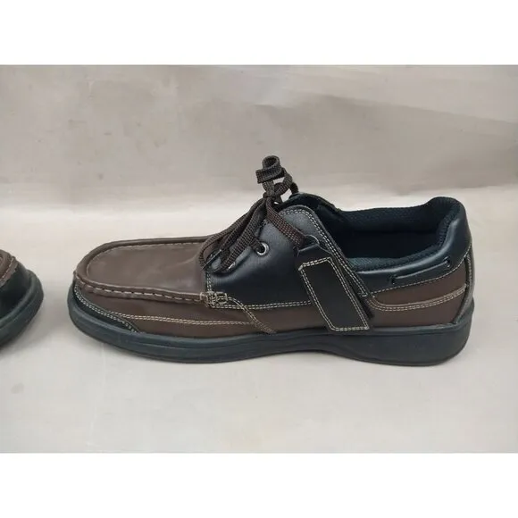 Orthofeet 422 Baton Rouge Men's Brown Black Comfort Shoes Size 12 D