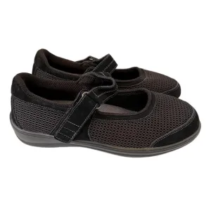 ORTHOFEET 851 Mary Jane Leather Shoes Gel Breathable Mesh Comfort 11 XWide 2E