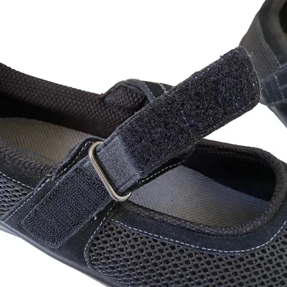 ORTHOFEET 851 Mary Jane Leather Shoes Gel Breathable Mesh Comfort 11 XWide 2E