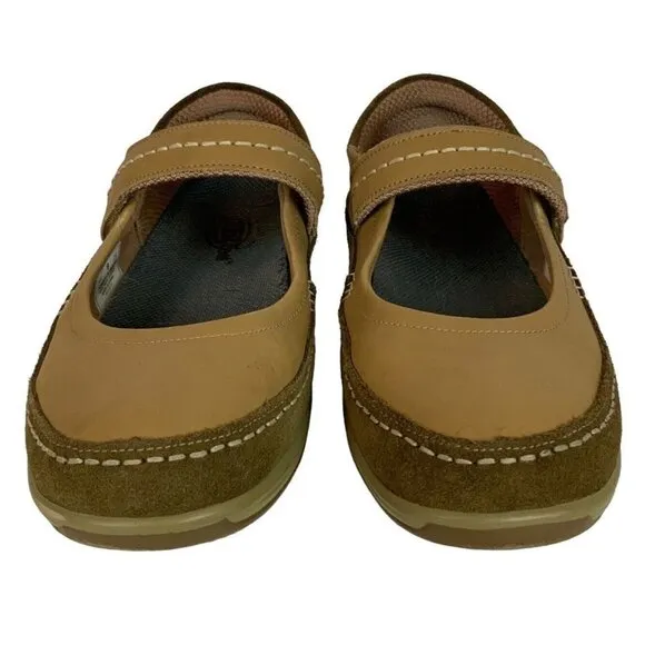 Orthofeet Athens Womens Sz 9 EE Extra Wide Mary Jane Orthopedic Shoes Brown 869