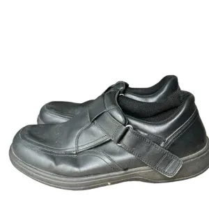 Orthofeet Carnigie Slip On Shoes Mens Size 13‎ 2E Wide Black Orthopedic