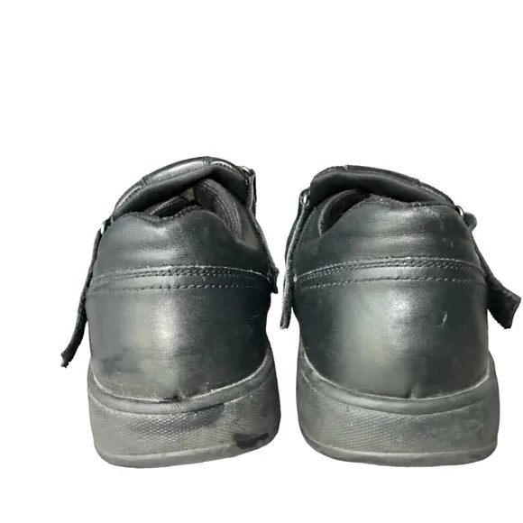 Orthofeet Carnigie Slip On Shoes Mens Size 13‎ 2E Wide Black Orthopedic