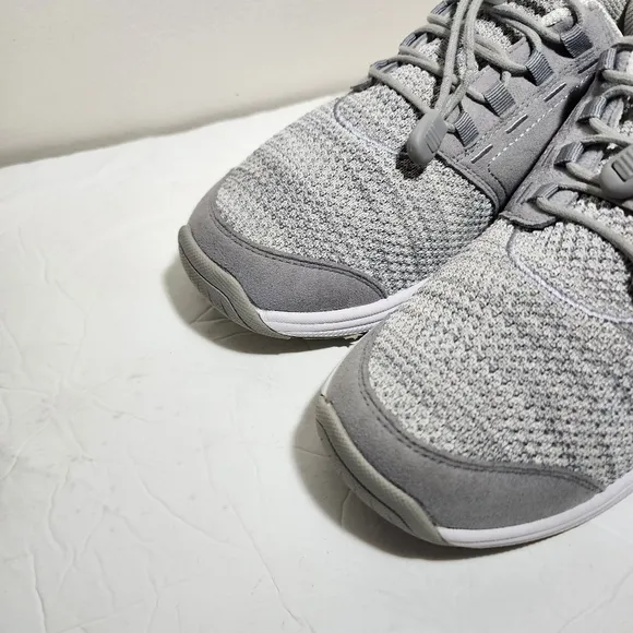 Orthofeet Francis Gray Knit Sneakers Orthopedic No Tie Shoes US Womens SZ 9 D
