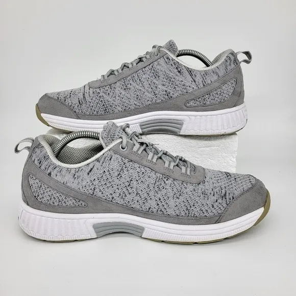 Orthofeet Lava Gray Knit Orthopedic Men's Shoes Size 11