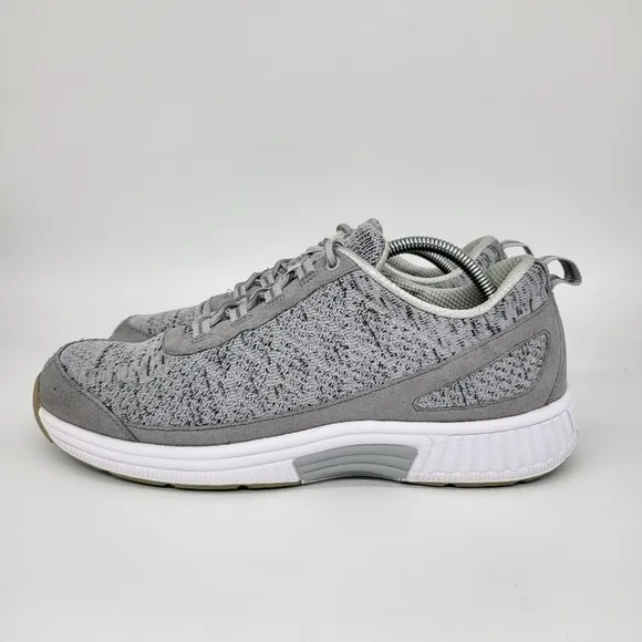Orthofeet Lava Gray Knit Orthopedic Men's Shoes Size 11