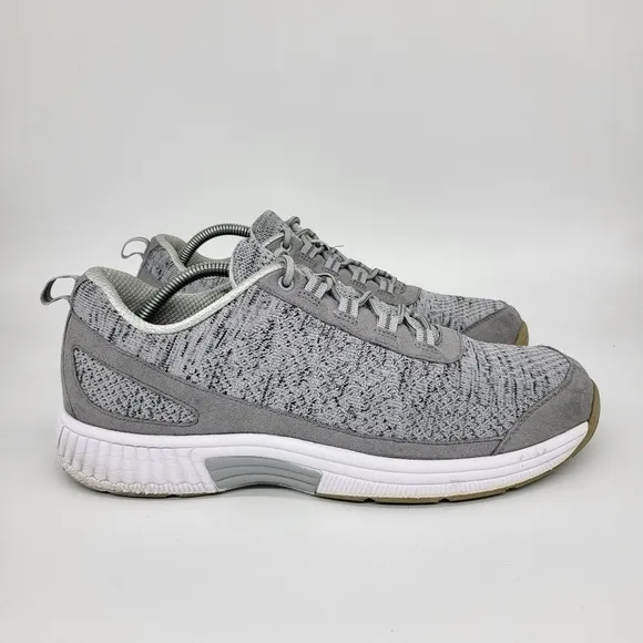 Orthofeet Lava Gray Knit Orthopedic Men's Shoes Size 11