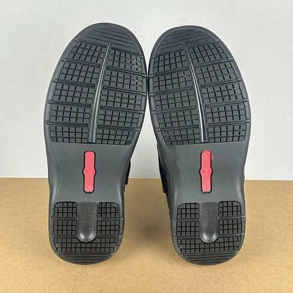 Orthofeet Lincoln Center Orthopedic Comfort Shoes Mens 10.5 Black Extra Wide