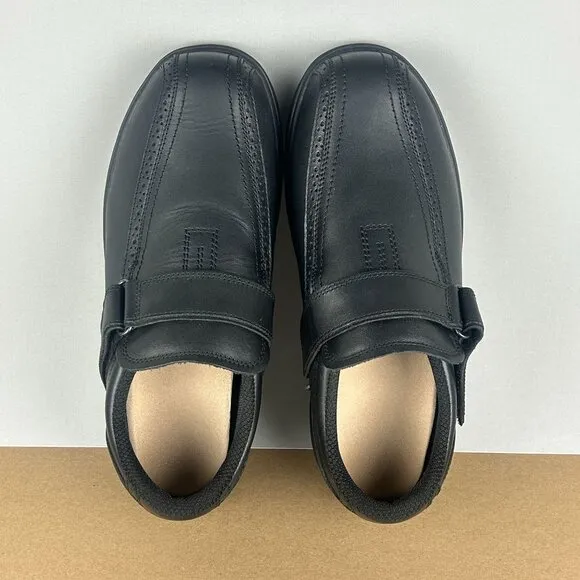 Orthofeet Lincoln Center Orthopedic Comfort Shoes Mens 10.5 Black Extra Wide