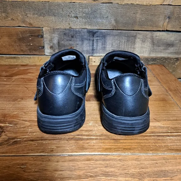 Orthofeet Men’s 7.5 D Medium Walking Shoes Black Leather Orthopedic 511