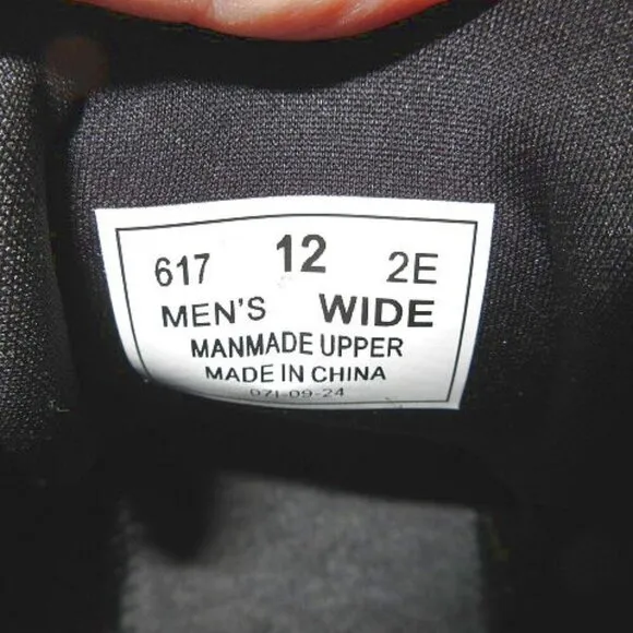 OrthoFeet Men's SNEAKER Size 12 2E EDGEWATER Stretch ORTHOPEDIC Comfort WALK