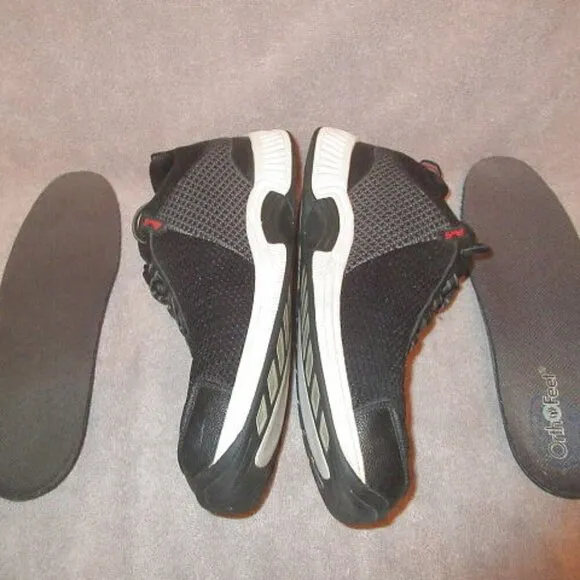 OrthoFeet Men's SNEAKER Size 12 2E EDGEWATER Stretch ORTHOPEDIC Comfort WALK