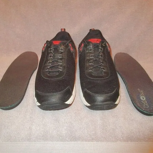 OrthoFeet Men's SNEAKER Size 12 2E EDGEWATER Stretch ORTHOPEDIC Comfort WALK