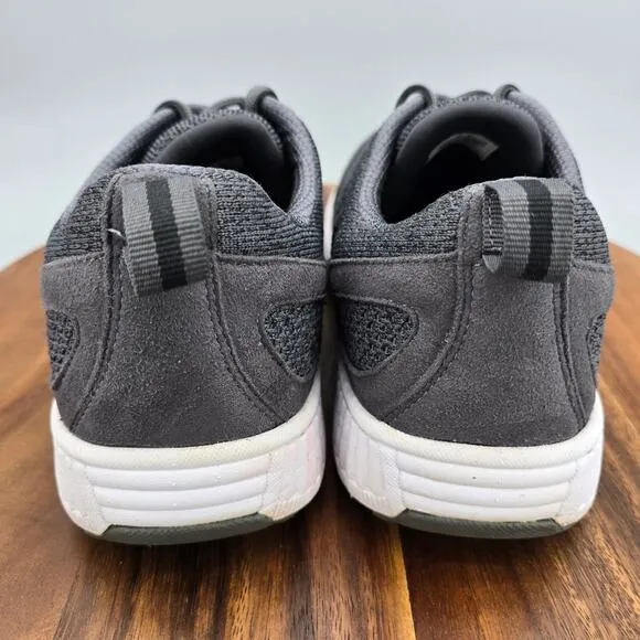 Orthofeet Shoes Men's 8.5 D Gray Lava Walking Orthopedic Athletic Sneakers