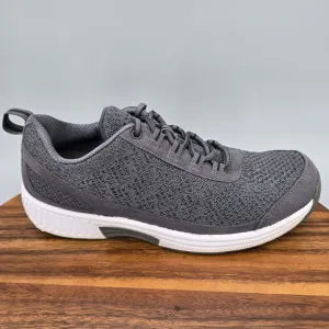 Orthofeet Shoes Men's 8.5 D Gray Lava Walking Orthopedic Athletic Sneakers