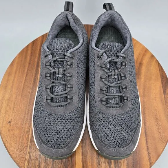 Orthofeet Shoes Men's 8.5 D Gray Lava Walking Orthopedic Athletic Sneakers