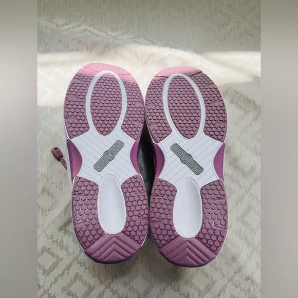 Orthofeet Shoes Womens 10.5 Wide Sneakers Walking Orthopedic Comfy Knit Rose