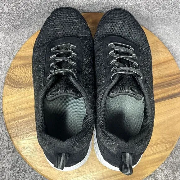 Orthofeet Lava Stretch Men's 13 4E EXTRA WIDE Black 619 Orthopedic Shoe Sneaker