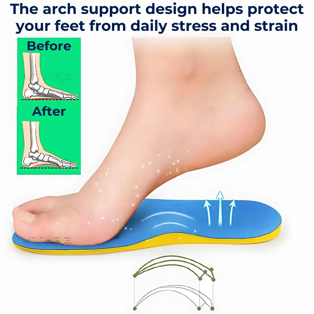 Orthopedic Insoles for Supination | FootAlign Support for Underpronation | Daily Comfort Footwear Inserts