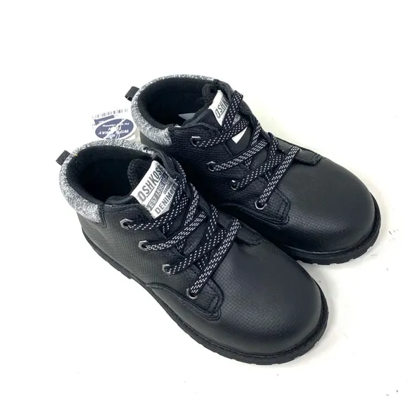 OshKosh Shoes Toddler Ramon Fashion Boots Black High Man-Made Materials OF22L01H