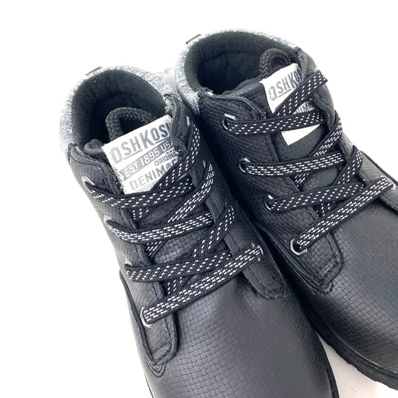 OshKosh Shoes Toddler Ramon Fashion Boots Black High Man-Made Materials OF22L01H