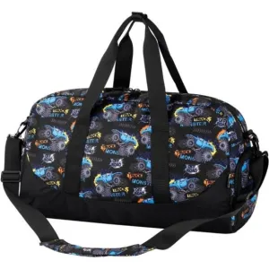 OVERNIGHT Bags for Kids Duffel Bags Monstar Truck-Black