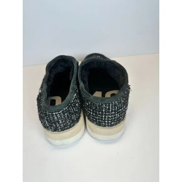 P448 Women’s Bubble Shaka Size 8.5 Black Gray Slip On Shoes Vibram Soles EUC