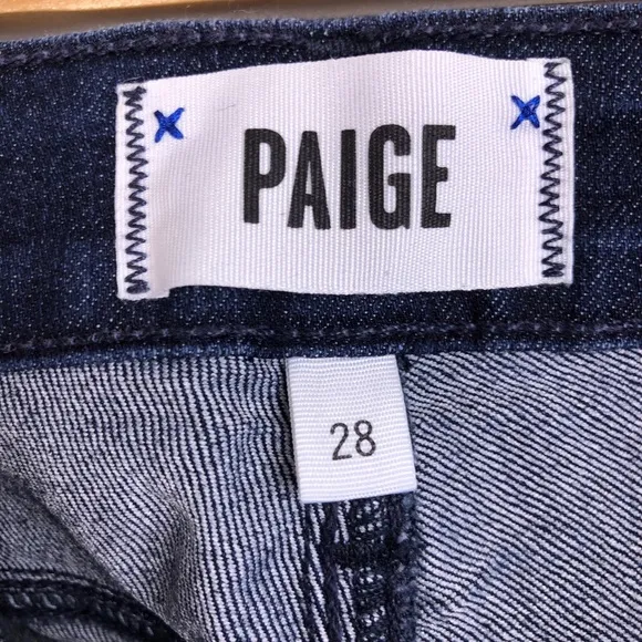 Paige Kylie Crop Selvedge Womens Jeans 28