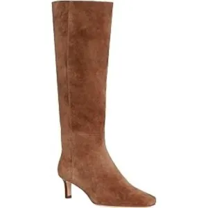 PAIGE Women's Ansley Mid-Calf truffle suede Boots Size 10