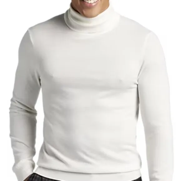 Paisley &amp; Gray Slim Fit Turtleneck Sweater size; 3X  colour: cream