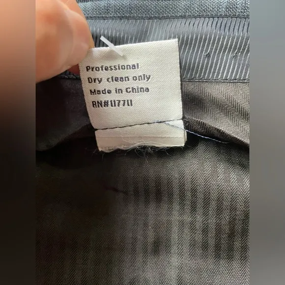 Paisley Gray Men Blue Slim Fit Dress Pants Size 34x32