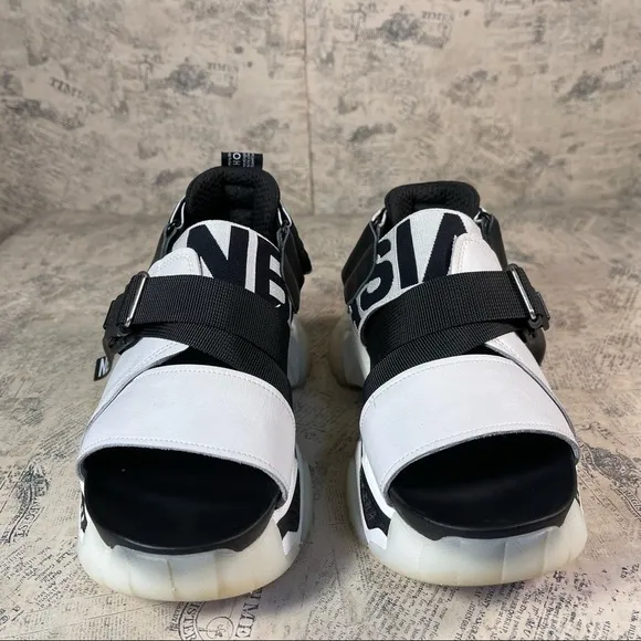 PaoloConte &amp; RIHON RPCSTOM  collaboration Chunky Sandals