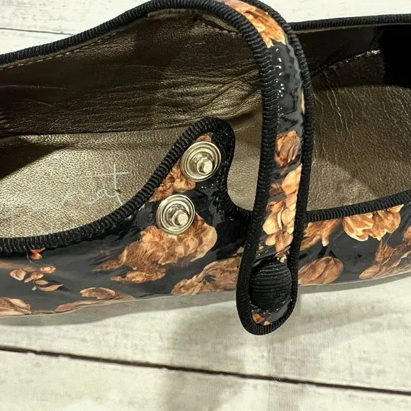 Papanatas Terra Floral Patent Mary Jane