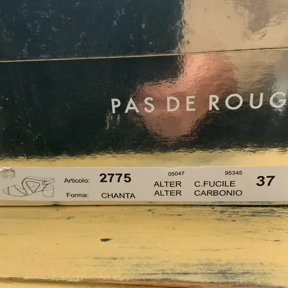 Pas De Rouge “Chanta” Bronze Leather Mules
