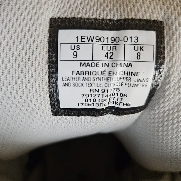 Patrick Ewing 33 Hi Black Patent White Black Size 9