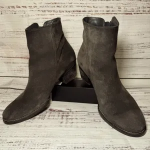 Paul Green Reese Suede Booties Gray Size 8.5 (UK 6)