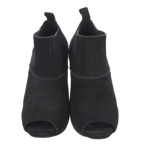 Pedro Garcia Black Suede Printed Mules Sz 7 | US7, IT37