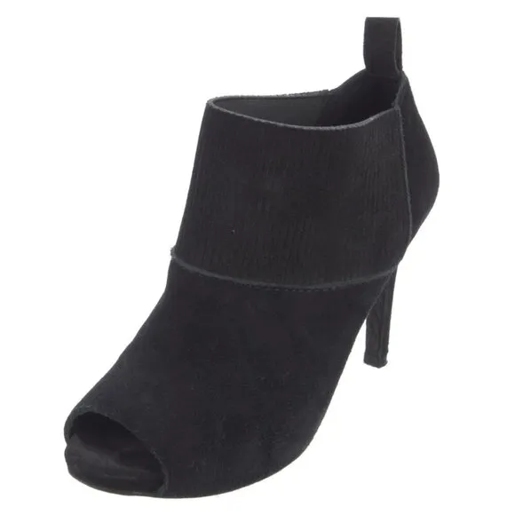 Pedro Garcia Black Suede Printed Mules Sz 7 | US7, IT37