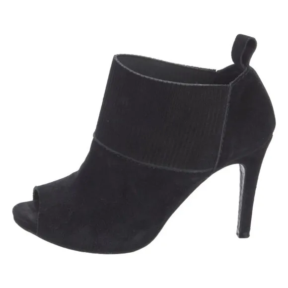Pedro Garcia Black Suede Printed Mules Sz 7 | US7, IT37