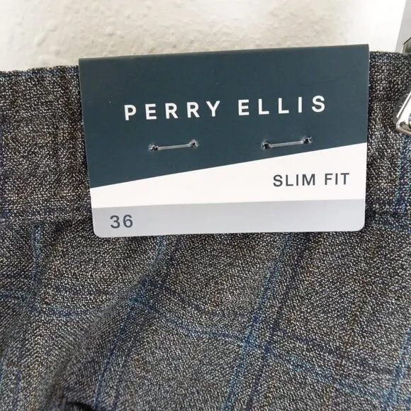Perry Ellis Dress Pants Elastic Waist Size 36x32