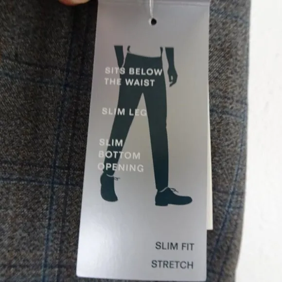 Perry Ellis Dress Pants Elastic Waist Size 36x32
