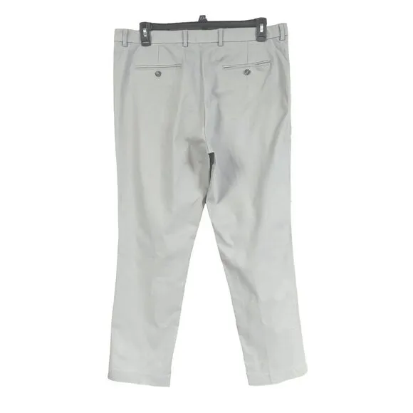 Perry Ellis Men's Essentials Slim Fit Gray Dress Pants