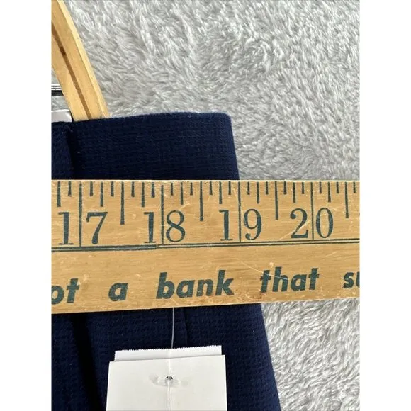 Perry Ellis Slim Fit Blue Check Suit Dress Pants Men's Size 38x30