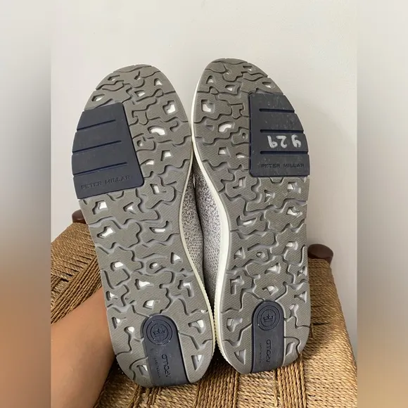 Peter Millar Shoes Men’s 12 Hyperlight Apollo Sneaker Gray Slip On