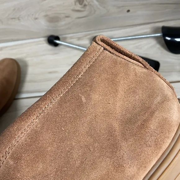 Peter Millar Suede Chukka Boots, 12 M, Laceless