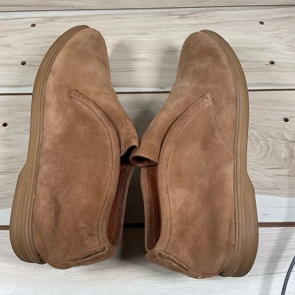 Peter Millar Suede Chukka Boots, 12 M, Laceless