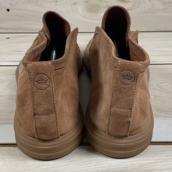 Peter Millar Suede Chukka Boots, 12 M, Laceless